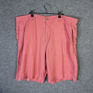 Tommy Bahama Men's Salmon Linen &‎ Tencel Blend Relaxed Fit Shorts Size 40